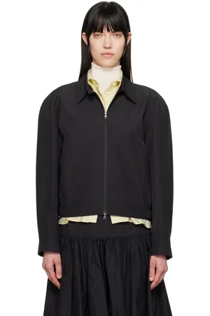 AMOMENTO Cropped Zip-Up Jacket