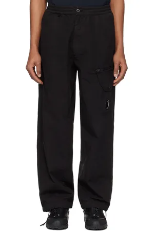C.P. Company Black Microreps Boxy Lens Cargo Pants