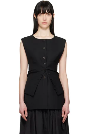 AMOMENTO Oversized Button Up Vest