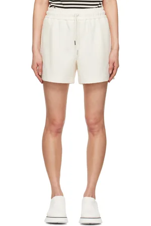 Moncler Off-White Drawstring Shorts