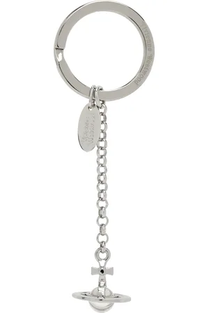 Vivienne Westwood Silver Hanging Orb Keychain