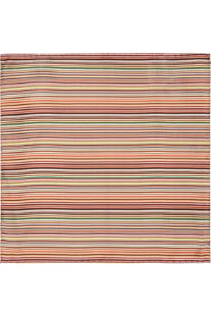 Paul Smith Multicolor Signature Stripe Silk Pocket Square