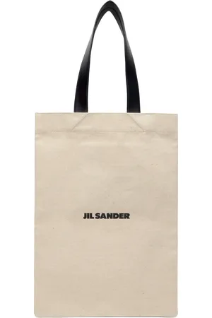 Jil Sander Beige Large Flat Shopper Tote