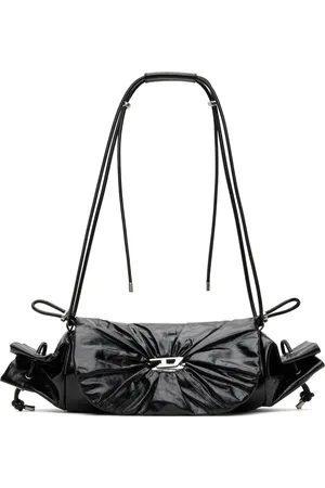 Diesel Black Scrunch-D Shoulder M Bag