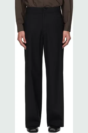 AMOMENTO Wool Wide Trousers