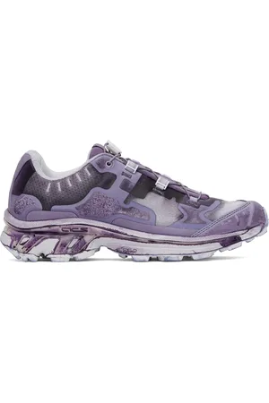 11 BY BORIS BIDJAN SABERI Purple Salomon Edition Bamba 5 Sneakers
