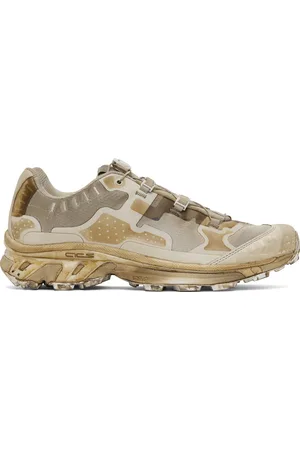 11 BY BORIS BIDJAN SABERI Brown Salomon Edition Bamba 5 Sneakers