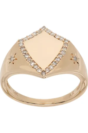 Adina Reyter Gold Shield Ring