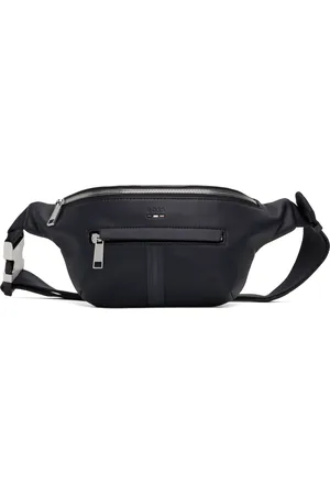 HUGO BOSS Navy Emed-Logo Belt Bag