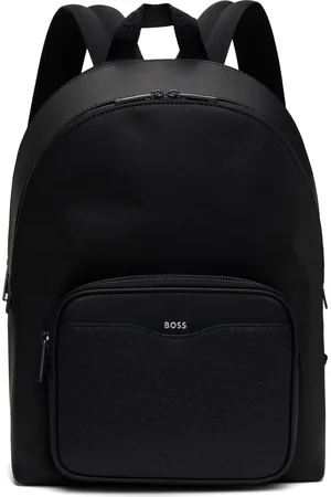 HUGO BOSS Black Monogram Pocket Backpack
