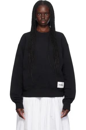 Jil Sander Black Logo Patch Sweatshirt