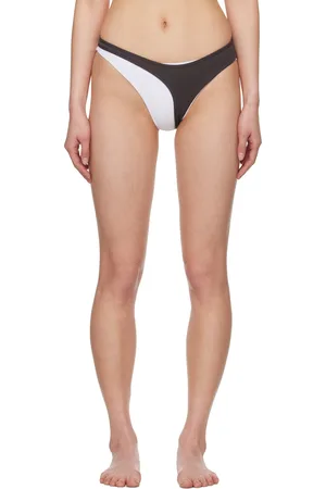 OTTOLINGER White & Brown Layered Bikini Bottom