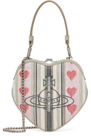 Vivienne Westwood Off-White Belle Heart Frame Bag