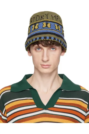 Story Khaki & Blue Brew Bucket Hat