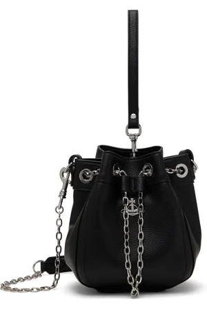 Vivienne Westwood Black Chrissy Small Bucket Bag
