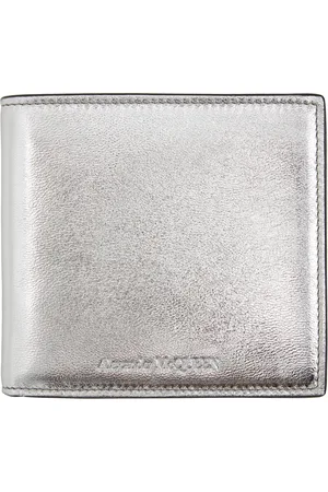 Alexander McQueen Silver Bifold Wallet