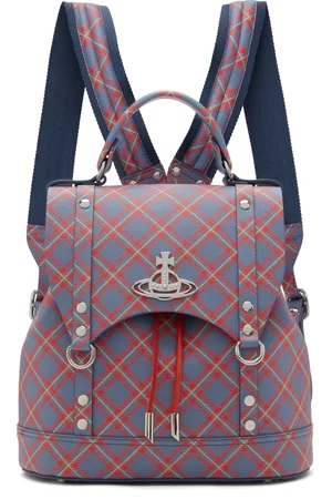 Vivienne Westwood Blue & Orange Small Max Backpack