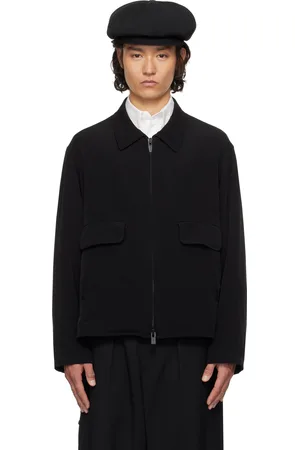 YOHJI YAMAMOTO Black TA Tuxedo Fastener Jacket