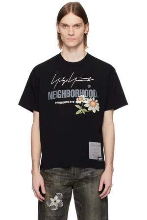 YOHJI YAMAMOTO Black NEIGHBORHOOD Edition Short Sleeve T-shirt