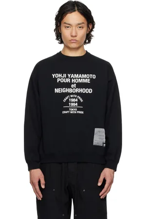 YOHJI YAMAMOTO Black NEIGHBORHOOD Edition LS Sweatshirt