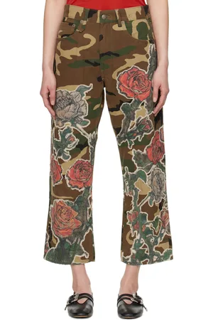 R13 Khaki X-Boyfriend Jeans