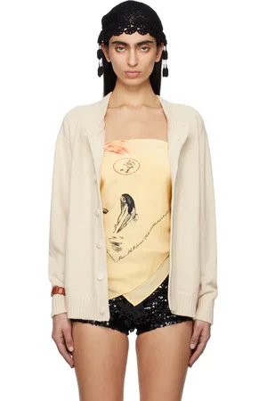 BODE Off-White Meringue Cardigan