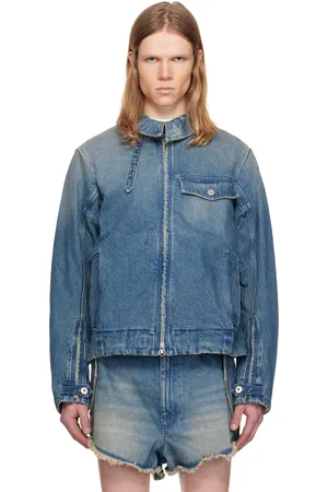Random Identities Washed Zipped Denim Jacket