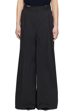 Maison Margiela Black Pleat Trousers