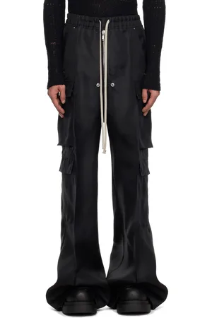 Rick Owens Black Hollywood Cargobelas Cargo Pants