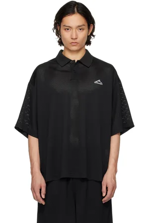 Alexander Wang Athletic Mesh Logo Polo