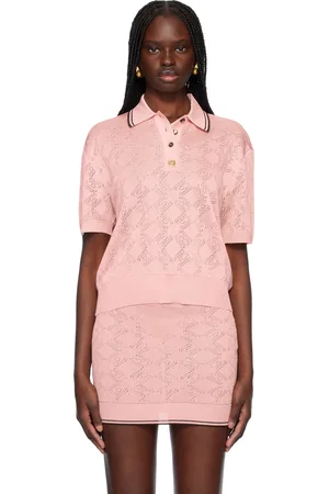 AMIRI Pink MA Quad Polo