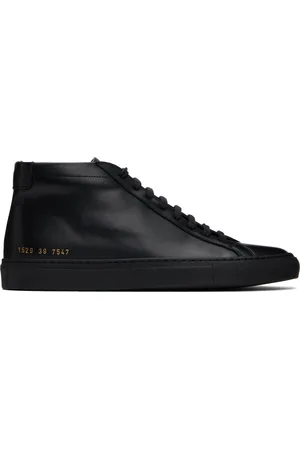 COMMON PROJECTS Black Original Achilles Mid Sneakers