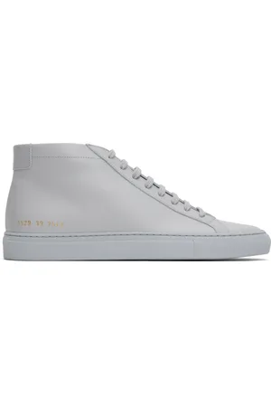 COMMON PROJECTS Gray Original Achilles Mid Sneakers