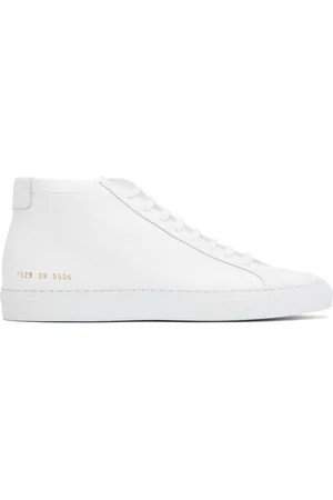 COMMON PROJECTS White Original Achilles Mid Sneakers