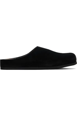 COMMON PROJECTS Black Suede Clog Loafers