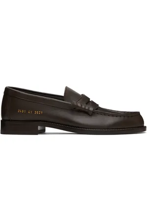 COMMON PROJECTS Brown Soft Loafers
