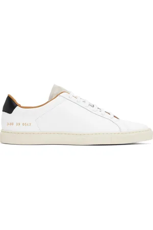 COMMON PROJECTS White Retro Low Profile Sneakers