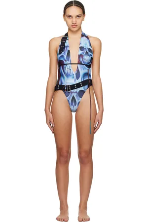 OTTOLINGER Blue Belt One-Piece Swimsuit