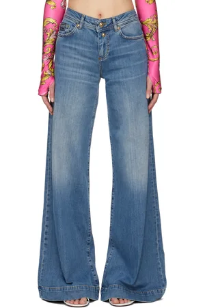 VERSACE Blue Flared Jeans