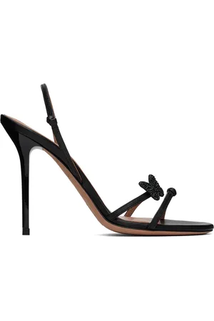 BLUMARINE Black Aura Heeled Sandals