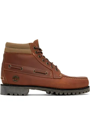 Timberland Tan Authentic Mid Lace-up Boots
