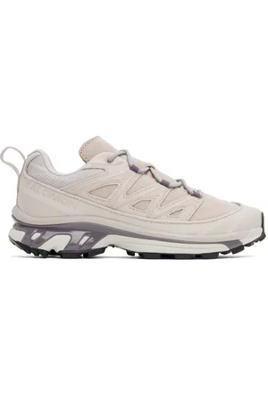Salomon Taupe XT-6 EXPANSE Leather Sneakers