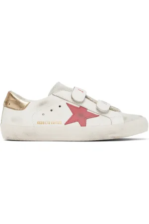 BONPOINT Kids White & Pink Golden Goose Edition Golstar Sneakers