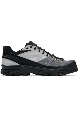 Salomon Gray X-ALP LEATHER Sneakers