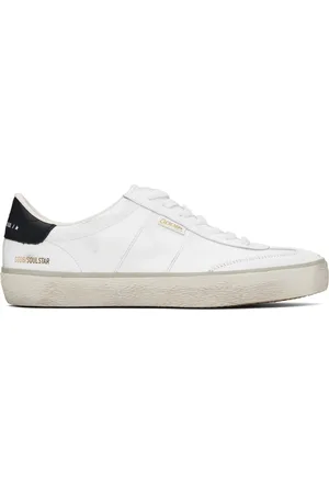 Golden Goose White Soul Star Leather Sneakers