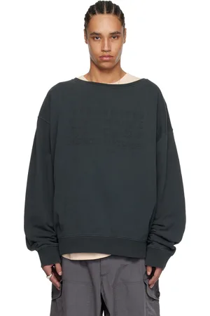 Maison Margiela Gray Embroidered Sweatshirt