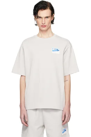 Casablanca Gray Greek Temple Patch T-shirt