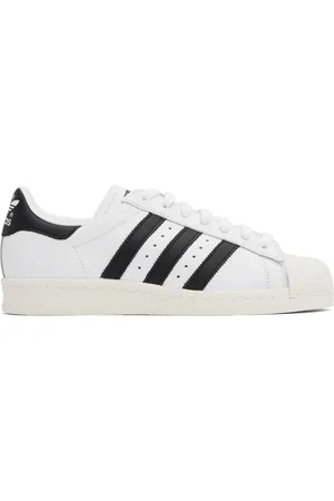 adidas White & Black Superstar 82 Sneakers
