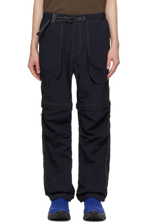 and wander Black NY Taffeta 2Way Cargo Pants