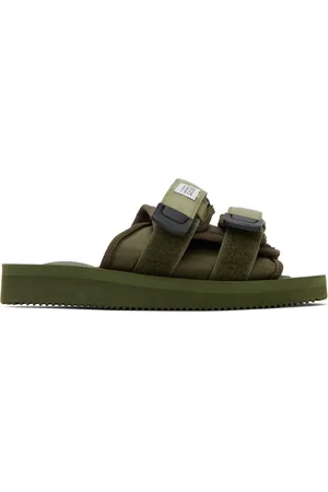 SUICOKE Khaki MOTO-Cab Sandals